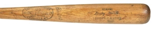 1951-60 Mickey Mantle  Team Index Game Used Hillerich & Bradsby Bat (MEARS)